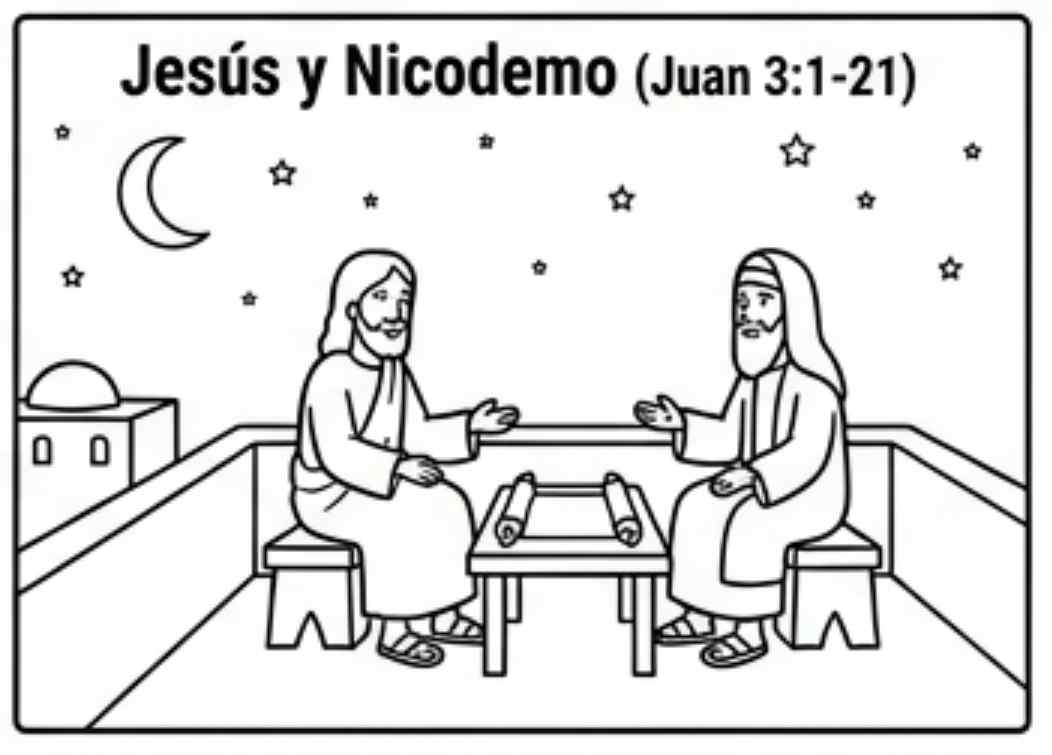 Jesús y Nicodemo
