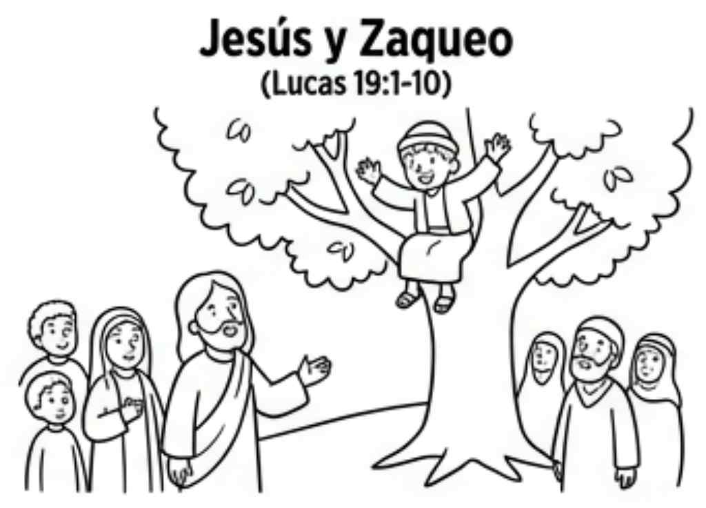 Jesús y Zaqueo